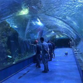 Akrila tunelis okeanārijas projekts publiskajos akvārijos